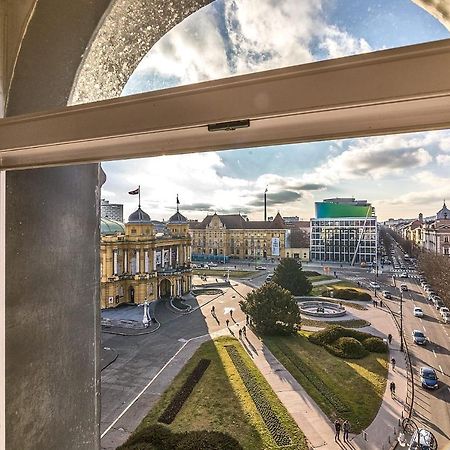 Modern City-Centre Penthouse With Spectacular Views / 135Sqm Zagrzeb Zewnętrze zdjęcie
