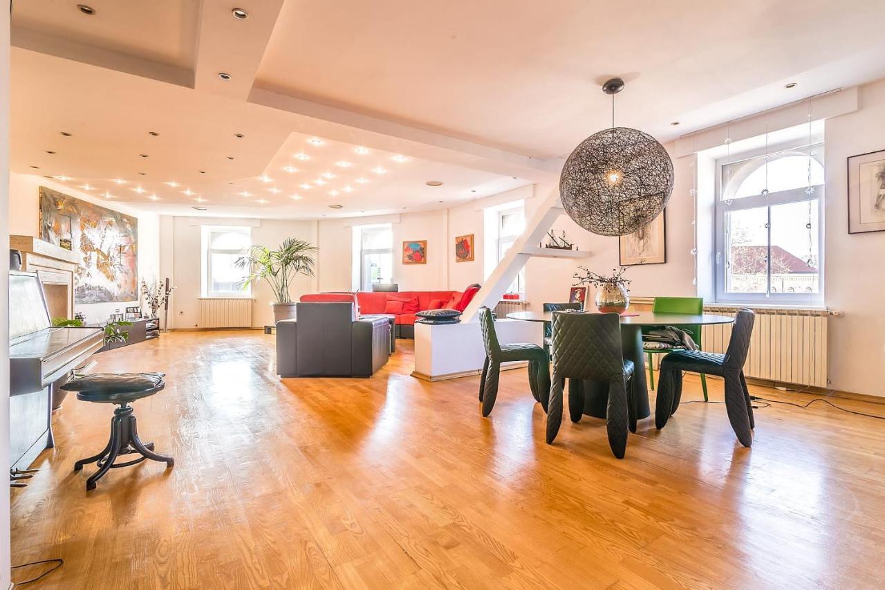 Modern City-Centre Penthouse With Spectacular Views / 135Sqm Zagrzeb Zewnętrze zdjęcie