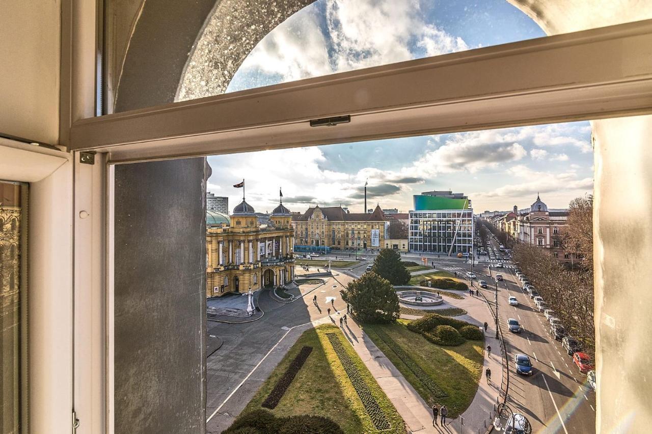 Modern City-Centre Penthouse With Spectacular Views / 135Sqm Zagrzeb Zewnętrze zdjęcie