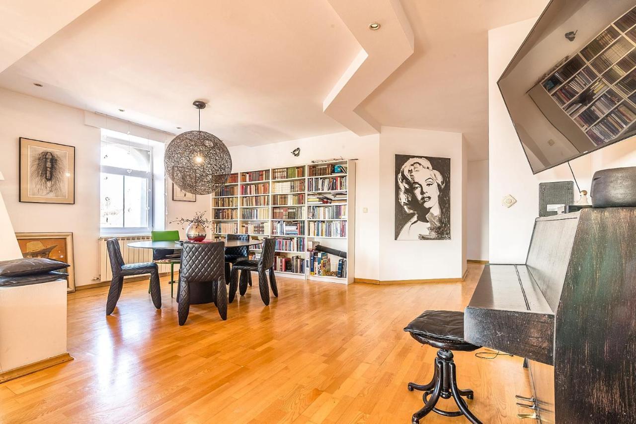 Modern City-Centre Penthouse With Spectacular Views / 135Sqm Zagrzeb Zewnętrze zdjęcie